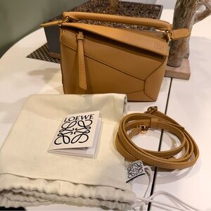 Loewe Mustard Yellow Crossbody Bag